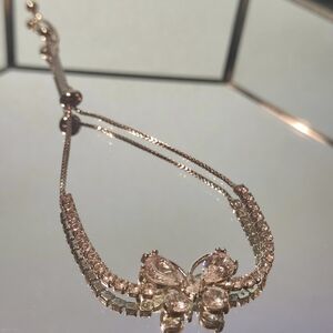 Silver Butterfly Bracelet